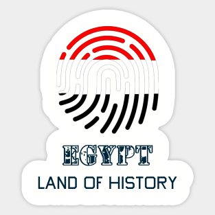 Egypt - Land of history Sticker